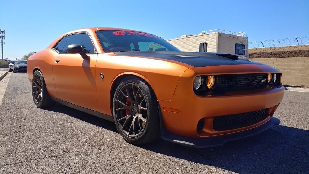 Dodge Challenger SRT Hellcat Arizona Color Wrap Professionals